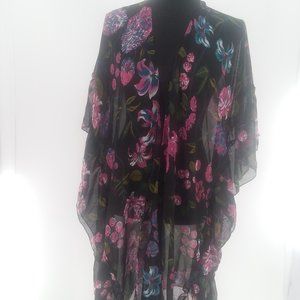 David & Young Floral Swimsuit or Outfit Cover O/S 3/$30